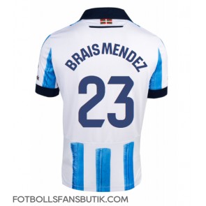 Real Sociedad Brais Mendez #23 Replika Hemmatröja 2023-24 Kortärmad